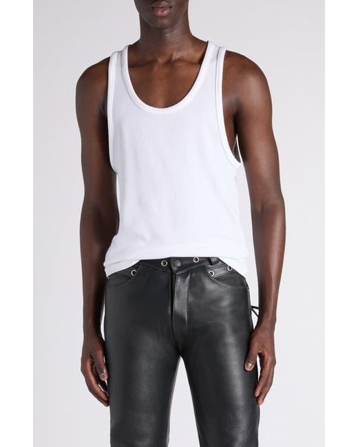 Tom Ford White Soft Rib Tank for men