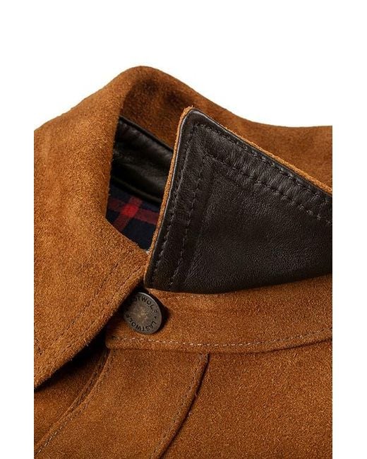 Last Wolf Brown Sequoia Trucker Jacket for men