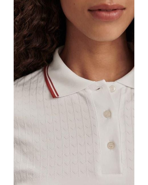Varley Red Mickey Seamless Performance Polo