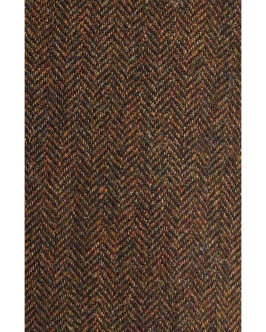 Noah NYC Brown Wool Herringbone Sack Jacket for men