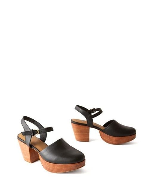 Fortress Black Willow Mary Jane Platform Clog