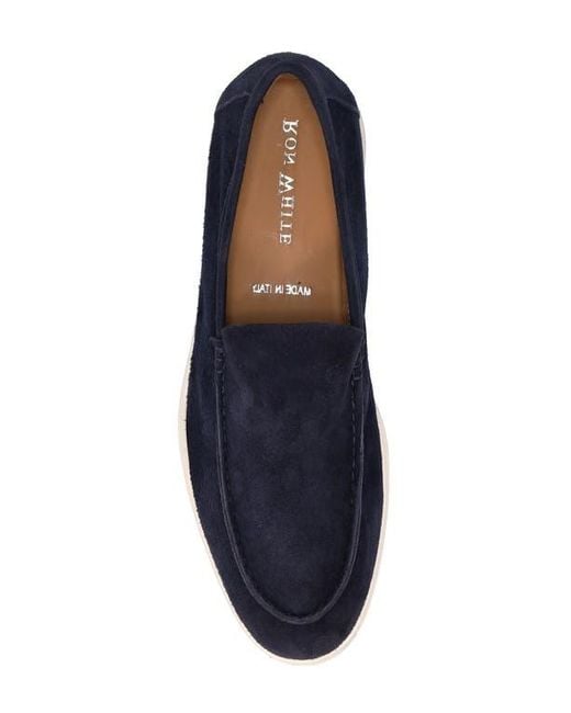 Ron White Blue Jakub Water Resistant Loafer for men