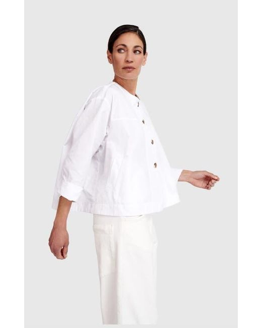 Alembika White Side Streets Topper Jacket