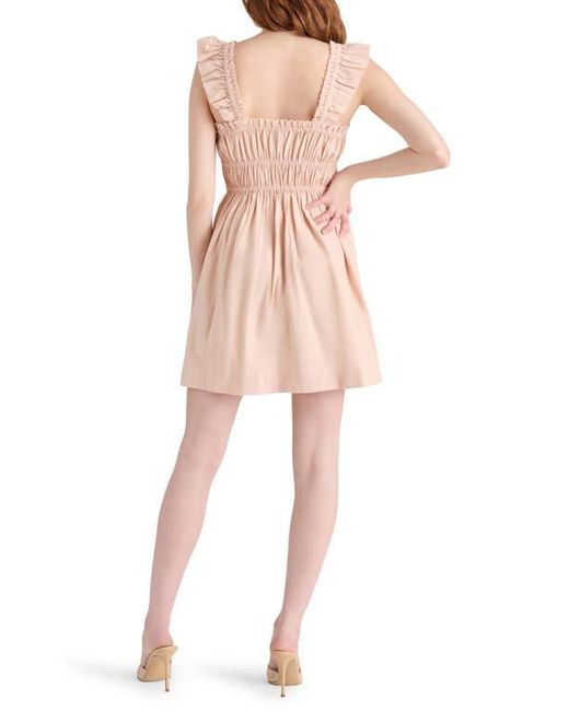 Steve Madden Natural Harmony Pintuck Minidress