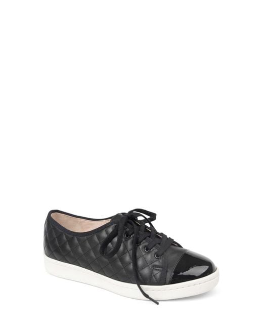 Paul Mayer Black Samba Cap Toe Sneaker