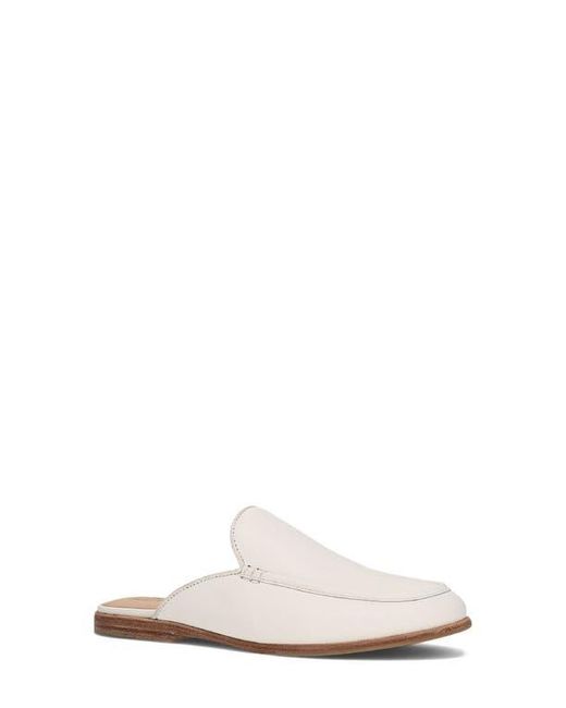 Frye White Faith Mule