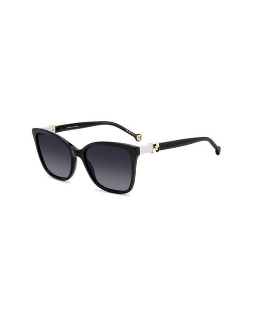 Carolina Herrera Blue Her 56Mm Gradient Rectangular Sunglasses