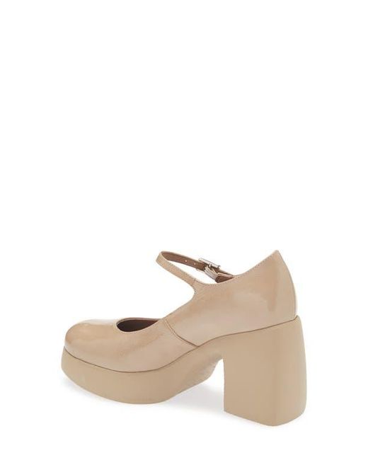 Wonders Natural Mary Jane Platform Pump