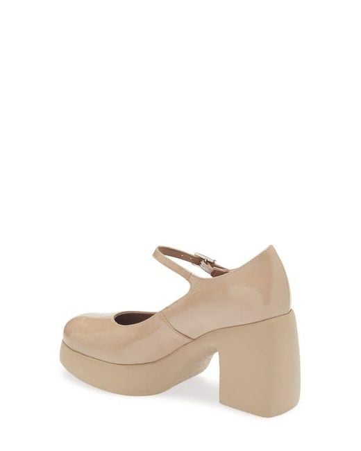 Wonders Natural Mary Jane Platform Pump