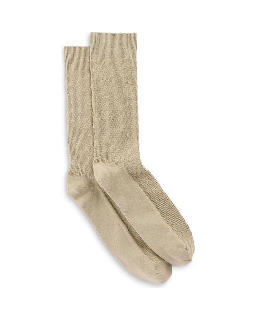 Harbor Bay by DXL Natural Big & Tall Continuous Comfort 2-Pk Casual Socks for men