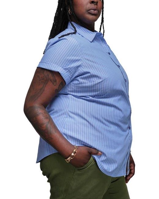 WILDFANG Blue The Essential Button Up