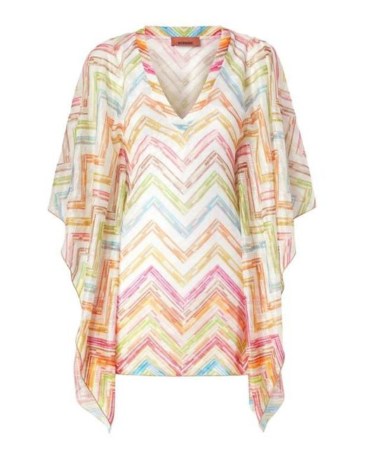 Missoni White Short Covered Up Caftan