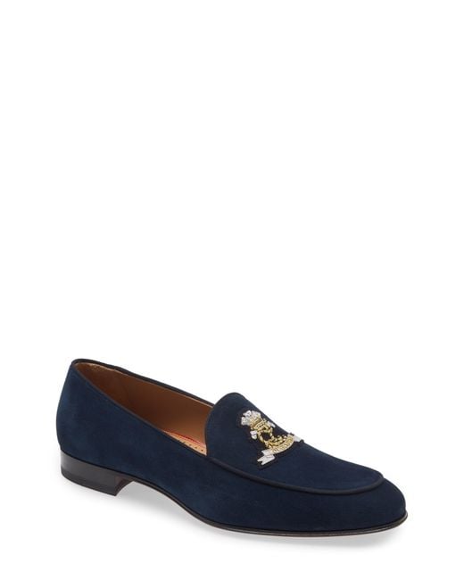 Christian Louboutin Cruise On The Nile Loafer in Blue for Men Lyst