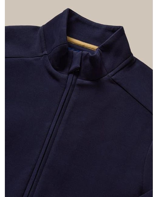 Robert Talbott Blue Evans Track Jacket for men