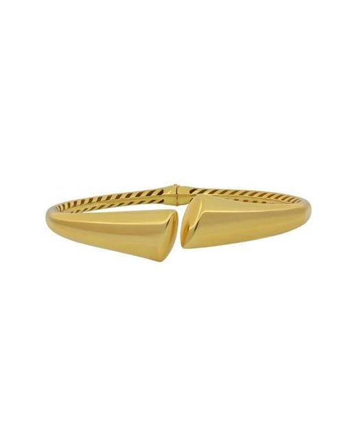 Bony Levy Yellow Hinged Open Cuff Bracelet