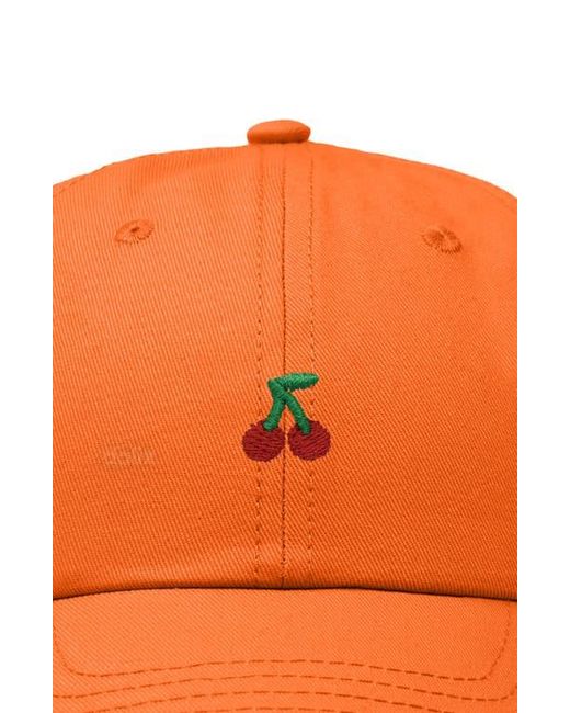 Alix Orange Lil Cherry Dad Cap