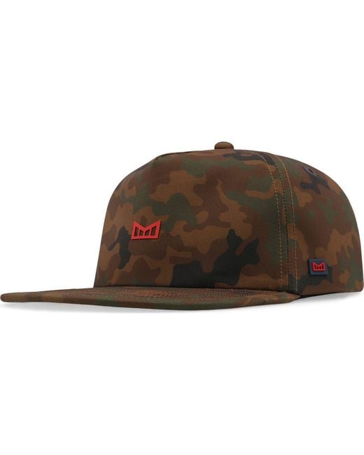 Melin Brown Hydro Eagle Performance Snapback Ball Cap for men