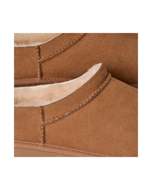 Ugg Brown Classic Genuine Shearling Lined Slipper for men