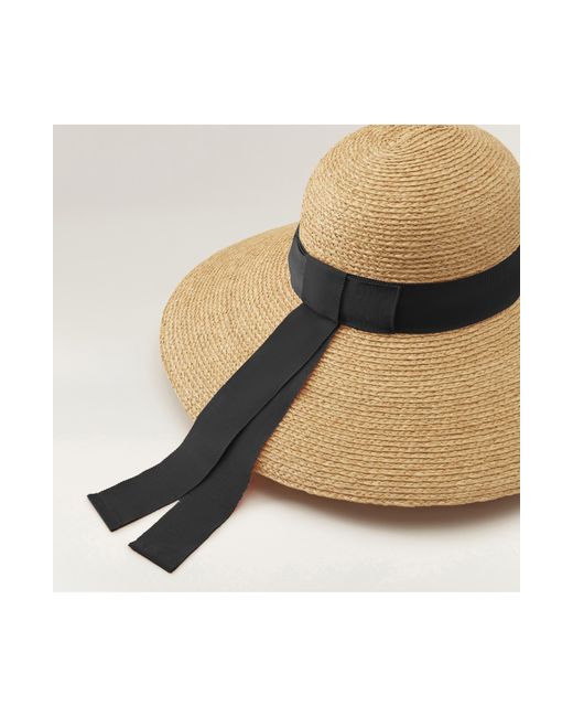 Helen Kaminski Natural Cori Wide Brim Raffia Straw Sun Hat