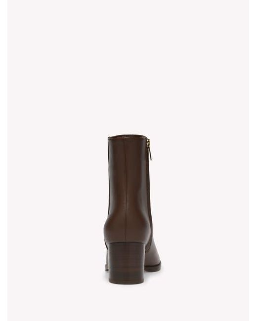 Gianvito Rossi Brown Santiago Bootie