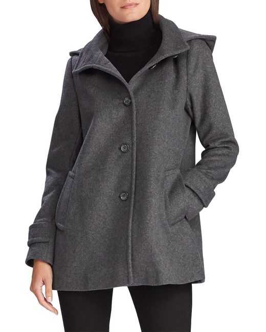 ralph lauren wool blend coat