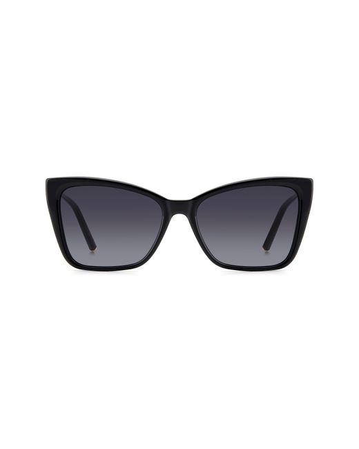 Carolina Herrera Black 57mm Cat Eye Sunglasses