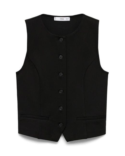 Mango Black Crop Vest