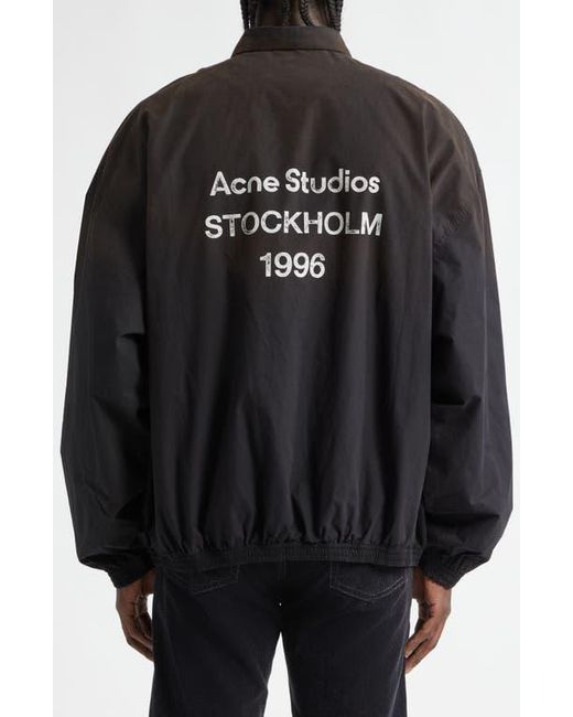 Acne Black Olando Logo Jacket for men