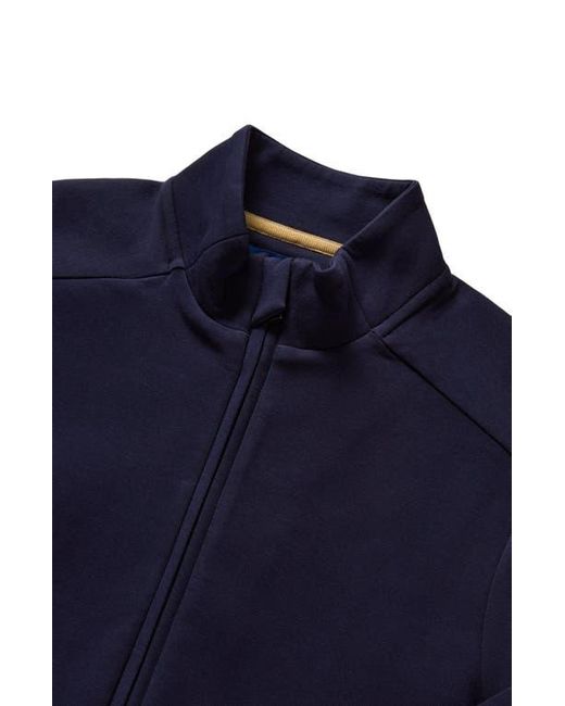 Robert Talbott Blue Evans Track Jacket for men