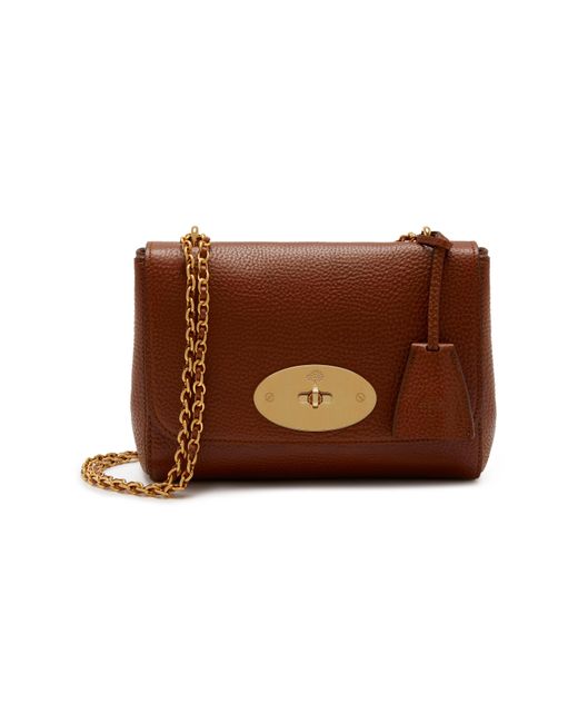 Mulberry Brown Lily Convertible Leather Shoulder Bag