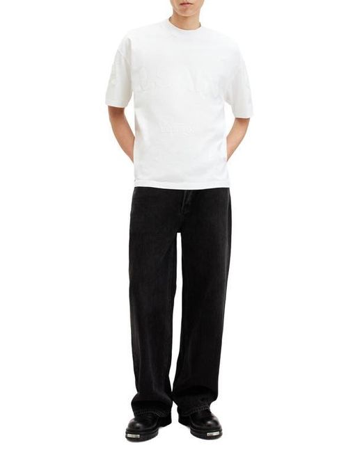 AllSaints White Biggy Logo Graphic T-Shirt for men