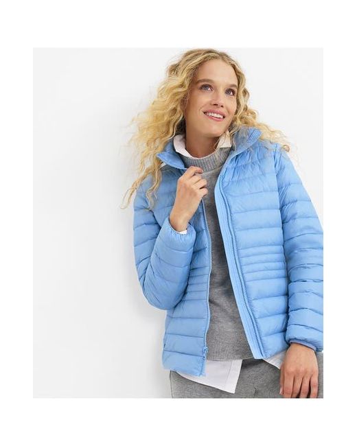 Lands' End Blue Wanderweight Ultralight Packable Down Jacket