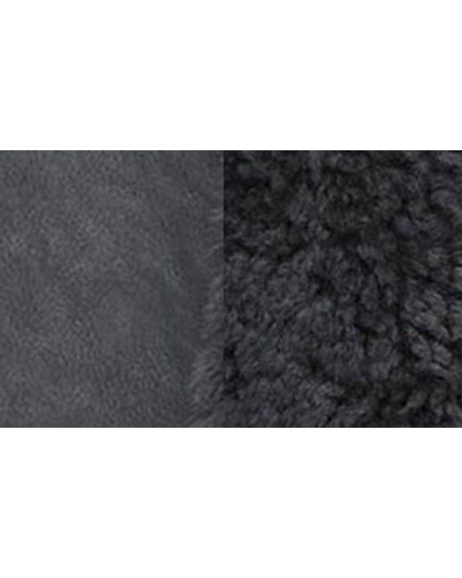 Lafayette 148 New York Black Reversible Genuine Shearling Coat