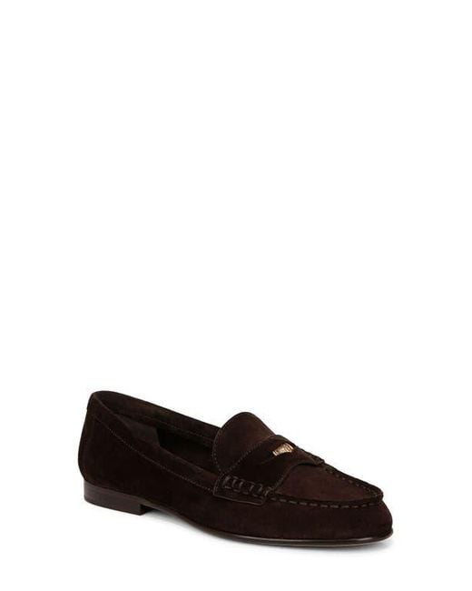 Veronica Beard Black Penny Loafer