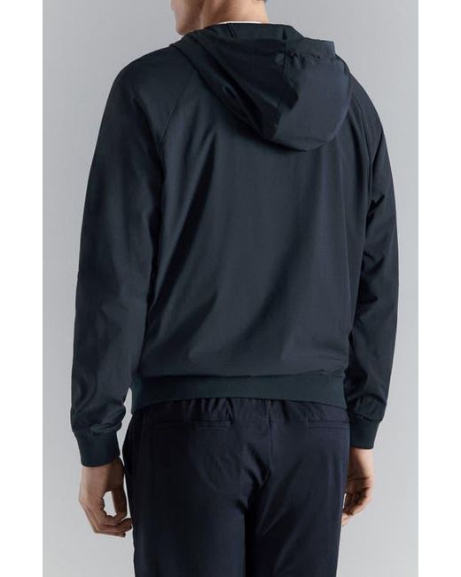 Mango Black Performance Zip Hoodie for men