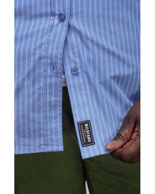 WILDFANG Blue The Essential Oxford Button Up