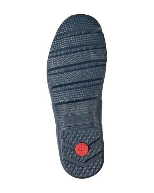 Hunter Blue Waterproof Original Short Boot for men