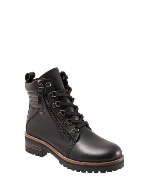Softwalk® Black Everett Lace-Up Boot