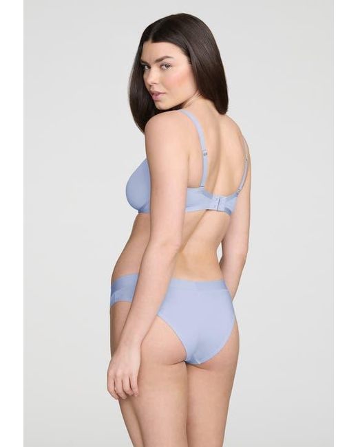 CUUP Blue The Balconette Mesh Underwire Bra