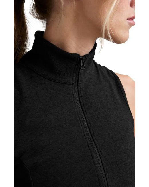 Beyond Yoga Black Venice Zip Vest