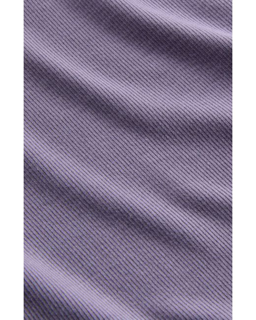 Nike Purple Sportswear Chill Knit Mini Rib Cami Minidress