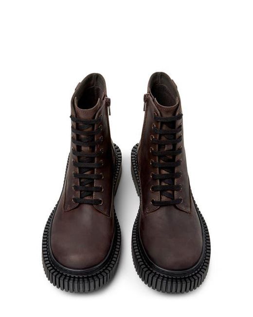 Camper Brown Pix Berlin Combat Boot
