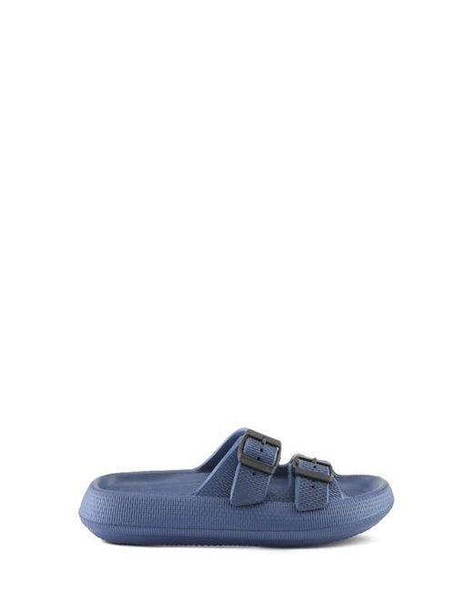 Flexus by Spring Step Blue Bubbles Waterproof Slide Sandal
