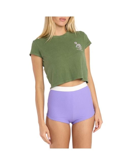 Billabong Green Ocean's Greatest Cotton Graphic Baby Tee