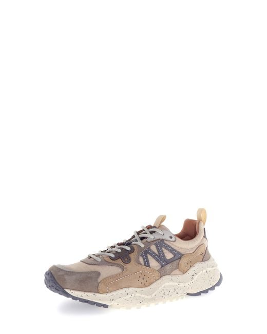 Flower Mountain White Solin Sneaker
