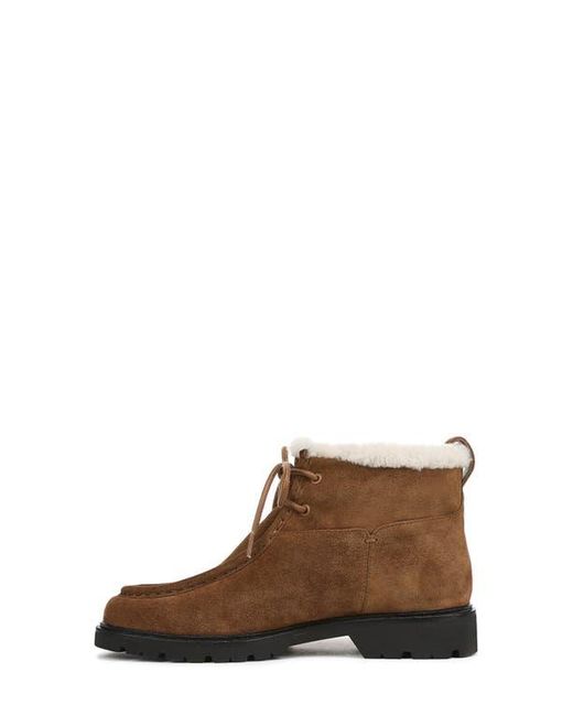 Vince Brown Sierra Genuine Shearling Boot