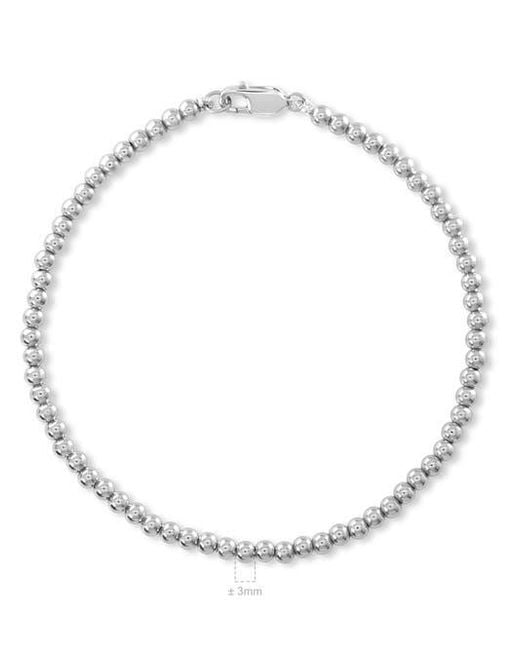 DEVATA Metallic Beaded Ball Bracelet