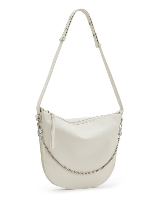 AllSaints White Blake Shoulder Bag