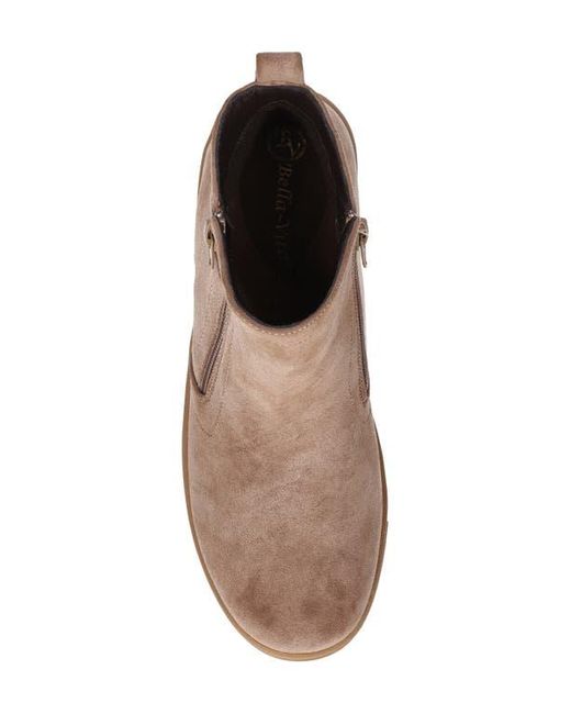 Bella Vita Brown Oaklee Bootie