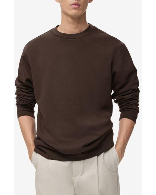 Mango Brown Sweatshirt for men